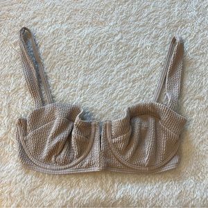 Monday Swimwear Clovelly Top - Oat Crinkle